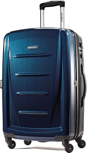 Samsonite Winfield 2 Hardside Expandable Luggage with Spinner Wheels, Deep Blue, Checked-Large 28-Inch - color: Deep Blue, size: Checked-Large Spinner