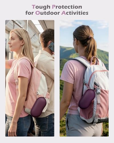 ProCase Sunglasses Case, Hard Shell Glasses Case for Men Women -Plum - color: Plum