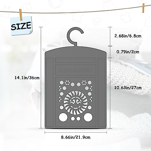 BoxLegend Shirt Folder Board 14.1x 8.67x0.14 Inches Non-Foldable with Hook - color: Gray, size: Small