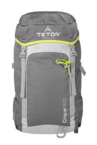Teton Daypacks; Packable, Lightweight, Comfortable Backpack for Hiking and Travel; Overnight Bag - style: Cirque 1600