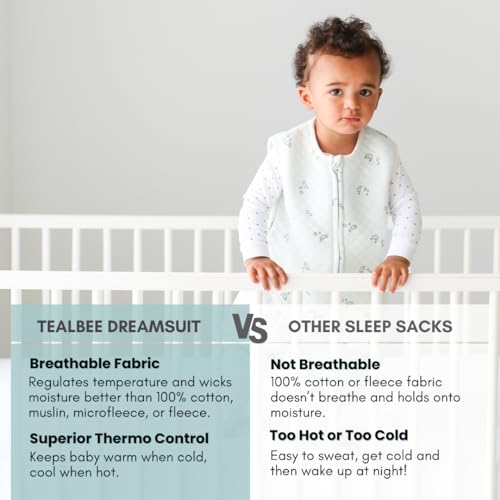 Dreamsuit: Toddler Sleep Sack with Legs, Rayon Made from Bamboo - color: Croissant, size: 3-4T