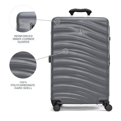 Travelpro Maxlite Air V2 Hardside 2-Piece Set, Grey, 20/25-Inch - color: Shadow Grey, size: 2 Piece Set (20/25)