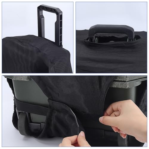 MAYJOYDIY Black Luggage Cover Suitcase Protector Travel Suitcase Cover Anti Scratch Luggage Protector Dust-Proof Washable Baggage Sleeve Fits 31-32 Inch Luggage (Size XL) - size: XL(31-32 Inch)