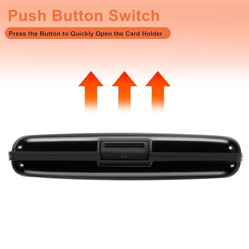 Mayski Credit Card Holder for Women RFID Blocking Wallet, Black - color: Black