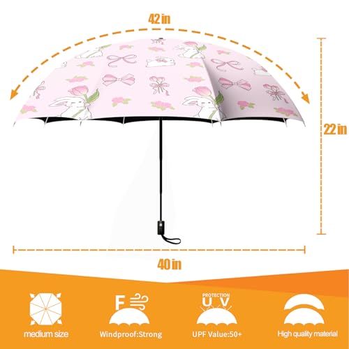 Folding Umbrella, Automatic Small Compact, Sun & Rain - color: MT71