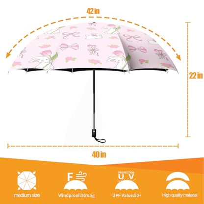 Folding Umbrella, Automatic Small Compact, Sun & Rain - color: MT71