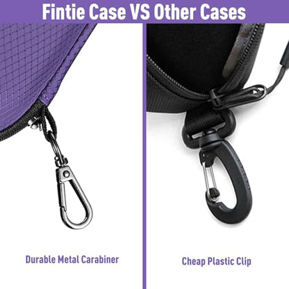 FINTIE Sunglasses Case, Hard EVA Shell Shockproof Sport Glasses Case - color: Voilet