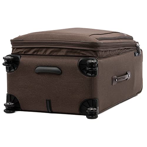 Travelpro Platinum Elite Checked Luggage Spinner, Espresso, 29-Inch - color: Rich Espresso Brown, size: Checked-Large 29-Inch