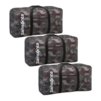 Samsonite Tote-A-Ton 32.5-Inch Duffel Bag (Camo/Green, 3-Pack) - color: Camo/Green, size: 3-Pack