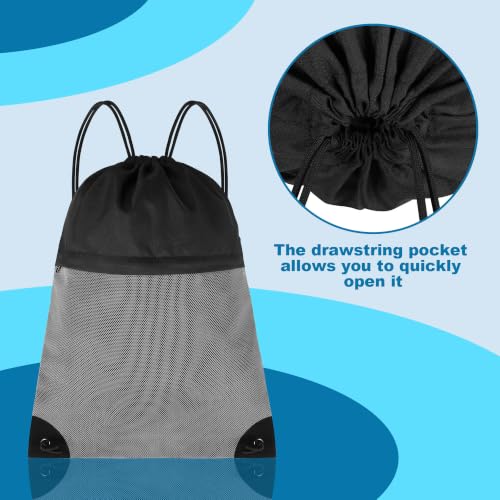 TILYMOL Drawstring Backpack for Sports - Small Gym Bag for Men & Women - color: 1 Pack-black Gray