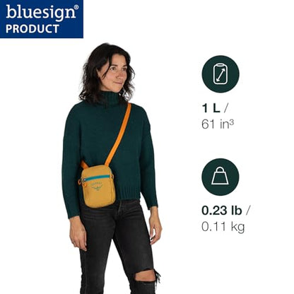 Osprey Daylite Small Crossbody Bag - Durable Sling Bag with Zipper Pockets for Everyday Carry - color: Gravel Tan Multi