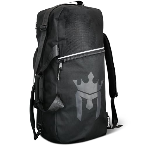 Meister Vented Convertible Duffel/Backpack Gym Bag - Ideal Carry-On - color: V2.0 Black
