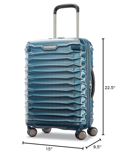Samsonite Stryde 2 Hardside Expandable Luggage with Double Spinner Wheels, Carry On Glider, Deep Teal - color: Deep Teal, size: Global Carry-on