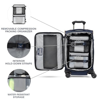 Travelpro Crew Classic Softside Carry-On Luggage, Blue, 20-Inch - color: Patriot Blue