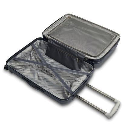 American Tourister Stratum 2.0 Expandable Hardside Luggage with Spinner Wheels, 28-Inch Checked-Large, Charcoal - color: Charcoal, size: 28-Inch Checked-Large