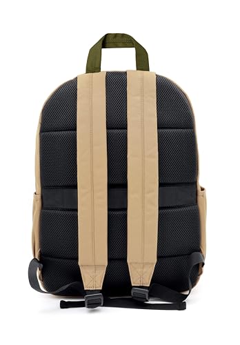 Bass Creek Outfitters Classic Backpack - Two Tone Half Print - Beige/Green - color: 베이지/그린, size: 22L Backpack