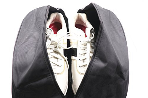 Teeoff Golf Shoes Bag Zipper Shoe Case Portable Gym Sport Shoe Organizer (Yellow Letter, X-Large)