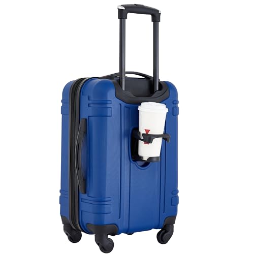Wrangler 20" Astral Hardside Carry-On Luggage, Classic Blue - color: Classic Blue