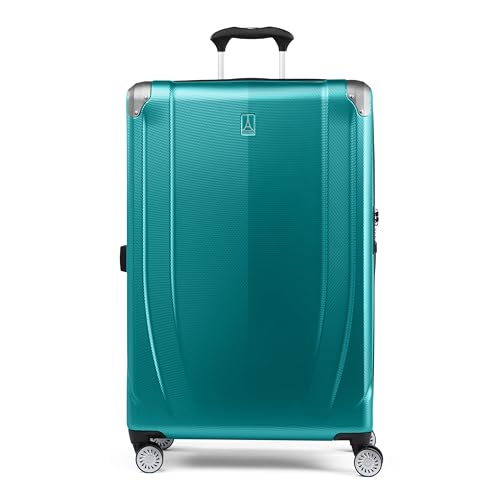 Travelpro Pathways 3 Hardside Checked Luggage Suitcase, Teal, 28-Inch - color: Kayak Teal, size: Checked Large 28 Inch