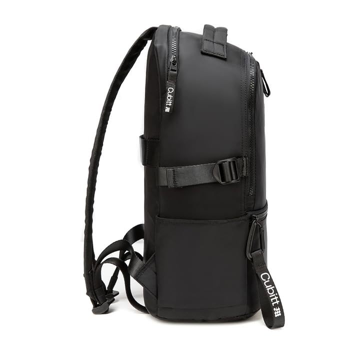 Cubitt Backpack, Lightweight Laptop Backpack | Water-Resistant Backpack for Work, College & Travel with Organizer, 12kg Capacity - color: Obsidian Black