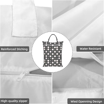 Grey Baseball Travel Laundry Bag Washable Dirty Clothes Bag for Gym - color: Grey Baseball