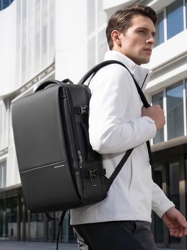 MARK RYDEN Business Backpack for Men, 30L Waterproof Laptop Backpack - color: Elegant Black, size: Standard – 30L