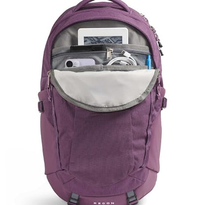 The North Face Women's Recon Everyday Backpack, Ch Prp Lt Hth/Hshd Lvdr, OS - color: Chroma Purple Light Heather/Hushed Lavender