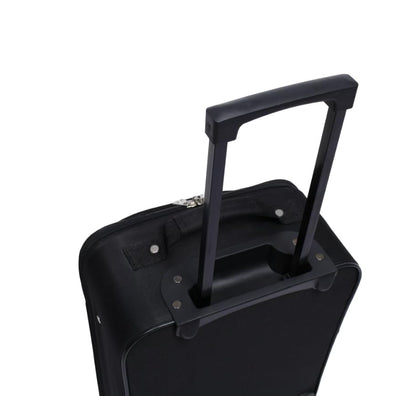 Pilot Carry On 18" Softside 2 Wheel Luggage for Travel, Black