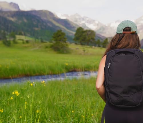 Knack Series 2 Small Travel Backpack 16-Inch Laptop, Expandable 17-27L - color: Black, size: Small Backpack
