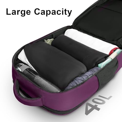 MATEIN Travel Backpack for Women, Extra Large 40L Carry on Backpack, Purple - color: Purple, size: X-Large