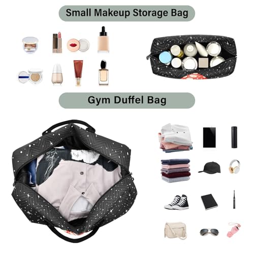 Mushroom Quilted Travel Bags Weekender Duffle Bags - color: Color 16