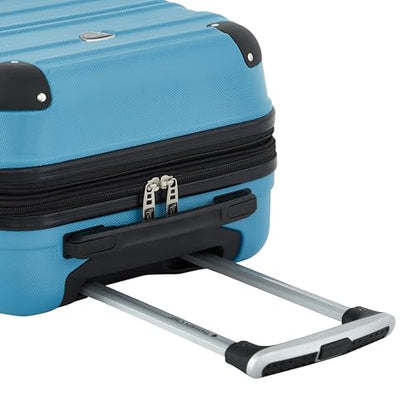 Travelers Club Phoenix Luggage, Blue Moon, 22-Inch Carry-On - color: Blue Moon, size: 1-Piece (22" Carry-On)
