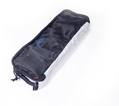 VanEssential Packing Cube with Transparent Mesh Top Small - Cool Gray - color: Cool Gray, size: Small: 15" x 4.5" x 2"