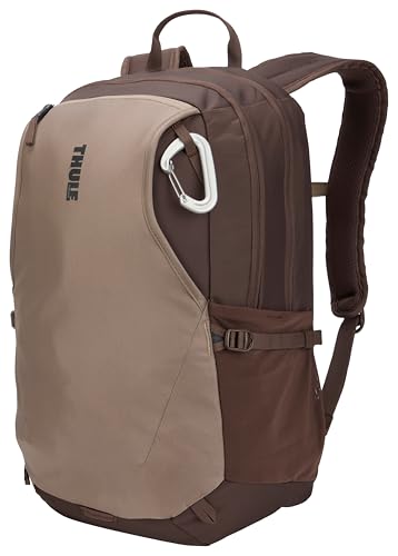 Thule EnRoute Backpack 23L, Elevated 15.6" Laptop Pocket, TPU Zip Pocket - color: Tinted Taupe/Nuanced Brown, size: 23L