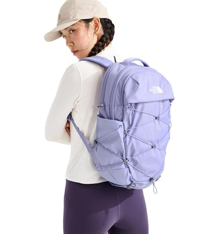 The North Face Women's Borealis Backpack, Pale Plum Lt Hth/Pale Plum, OS | Everyday Travel Bag, Laptop Sleeve, Reflective Details - color: Pale Plum Light Heather/Pale Plum