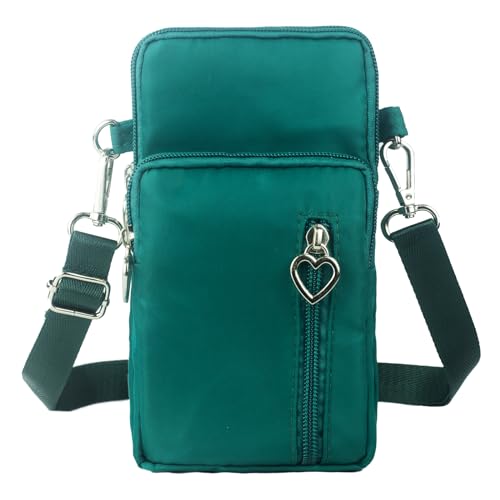 Small Crossbody Bags for Women, Universal Pouch Wallet Cell Phone Purse Lightweight Pockets Handbags Mini Shoulder Bag - color: 01 Green