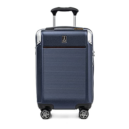 Travelpro Platinum Elite 하드사이드 확장 가능한 스피너 휠 수하물 TSA 잠금 하드 쉘 폴리카보네이트 슈트케이스, 트루 네이비 블루, 컴팩트 기내용 20인치, Platinum Elite 하드사이드 확장 가능한 스피너 휠 러기지 Tsa Lock 하드 쉘 폴리카보네이트 슈트케이스 - color: 트루 네이비 블루, size: 컴팩트 기내용 20인치