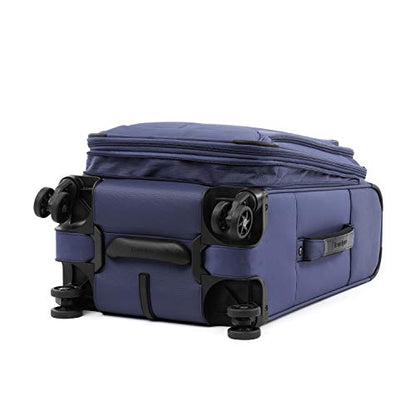 Travelpro Tourlite Softside 2-Piece Set, Expandable Luggage, 4 Spinner Wheels, Lightweight Suitcase, 21" Carry-On, 29 Check Large, Blue - color: Blue, size: 2-Piece Set (21/29)