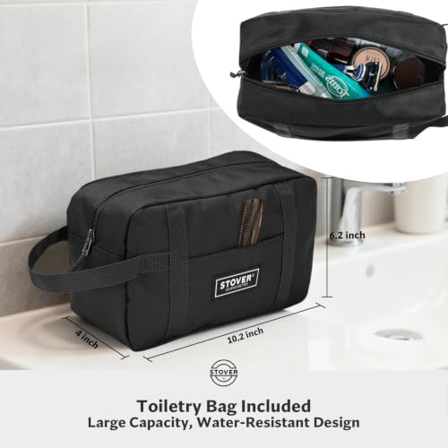 STOVER 100L U-Zip Rolling Duffel Bag with Wheels, X-Large Durable Travel Duffle + Toiletry Bag, Lay-Flat Opening, Packable with Shoulder Straps - Use as Luggage or Backpack, Men/Women (Black) - color: U-Zip Expedition Black
