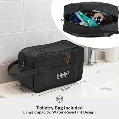 STOVER 100L U-Zip Rolling Duffel Bag with Wheels, X-Large Durable Travel Duffle + Toiletry Bag, Lay-Flat Opening, Packable with Shoulder Straps - Use as Luggage or Backpack, Men/Women (Black) - color: U-Zip Expedition Black