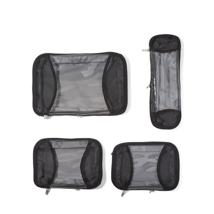 Baggallini Compression Cube 4-piece Set - color: Midnight Blossom Print