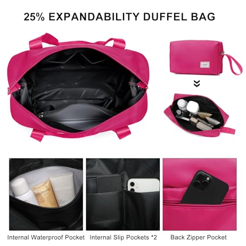 LARVENDER Luggage Sets 3 Piece, Carry On Luggage 20in Suitcase with Wheels - color: Beetroot Purple-20inch
