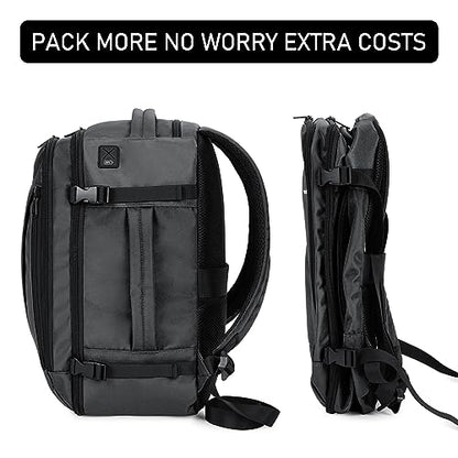 ECOHUB Travel Backpack 18x14x8 Frontier Airlines Personal Item Bag Ash Grey - color: Grey, size: 18 inch