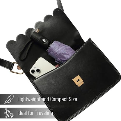 Mr. Pen- Windproof Travel Umbrella, Small Water-Resistant Automatic Folding Umbrella for Rain and Sun, Light, Compact and Portable for Women & Men, Fits Car & Backpack - color: Purple