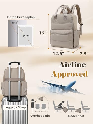 MOMINSIDE Diaper Bag Backpack Large Baby Diaper Bag With 15 Pockets,Patchwork Baby Travel Bag Organizer for Mom,4 Insulated Pockets,Changing Pad,Brown - color: Brown