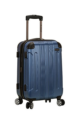 Rockland London Hardside Spinner Wheel Luggage, Blue, Carry-On 20-Inch - color: Blue, size: Carry-on 20"