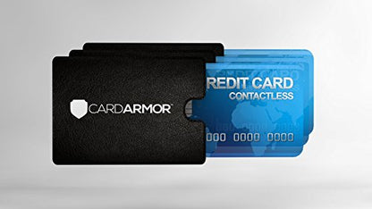 Credit Card Holder, 6 Premium RFID Blocking Sleeves with Clear Front for Easy Viewing, Prevent Identity or Financial Theft from High Tech Thieves