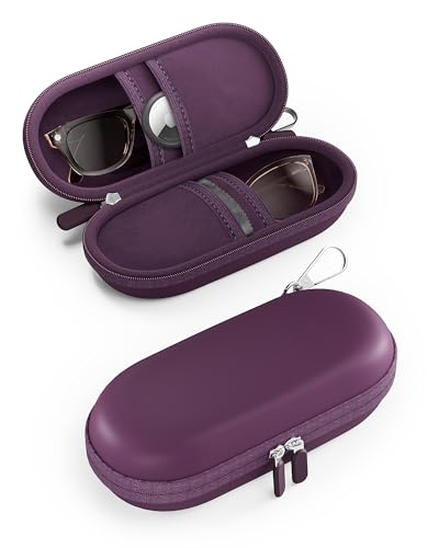 ProCase Hard Double Sunglasses Glasses Case for Men Women -Plum - color: Plum