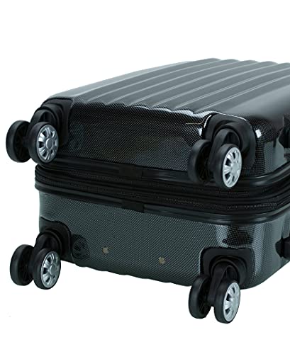 Rockland Melbourne Hardside Expandable Spinner Wheel Luggage, Carry-On 20", Carbon - color: Carbon, size: Carry-On 20"