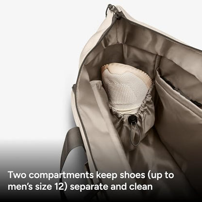 Halfday Convertible Garment Tote, 2-in-1 Travel & Garment Bag, Stone - color: Stone